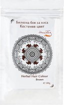 Biologische HENNA kleur poeder - Natuurlijke haarkleur - BRUIN - indigo, amla, bhringaraj en neem 100gr