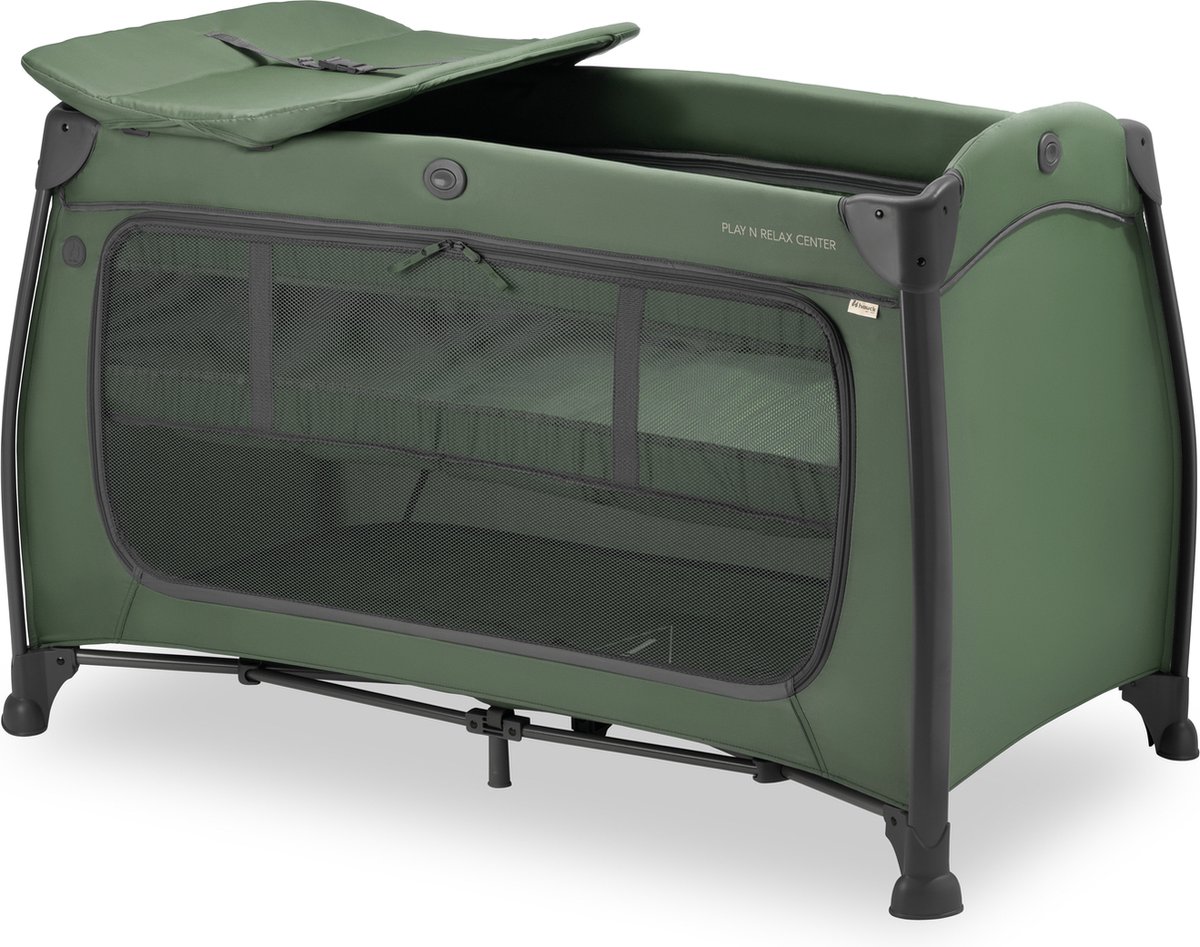 hauck Reisbedje Play N Relax Centre Dark Green