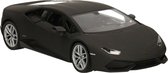 Welly modèle réduit de voiture/voiture miniature Lamborghini Huracan - noir mat - échelle 1:24/19 x 8 x 5 cm