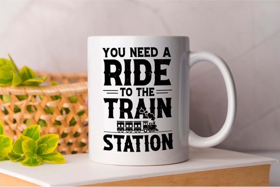 Mug You Need a Ride to the Train Station - FamilyFirst - Gift - Cadeau - LoveMyFamily - GezinFirst - FamilyLove - Mom - Soeur - Papa - Brother - Maman - Frère - Père - Soeur - anime - Professeur