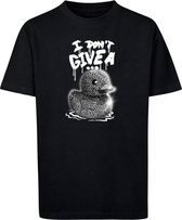 Mister Tee - I Don't Give A Kinder T-shirt - Kids 134/140 - Zwart