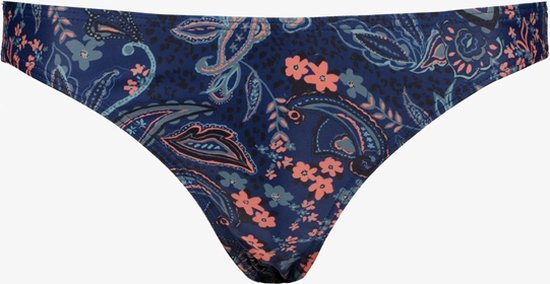 Osaga dames bikinibroekje met paisley print - Blauw - Maat XXL