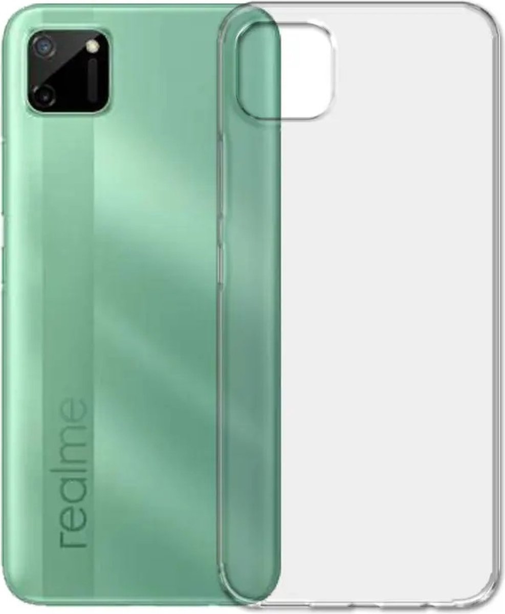 Silicone hoesje Geschikt voor: Realme C11 (2021) - Transparant