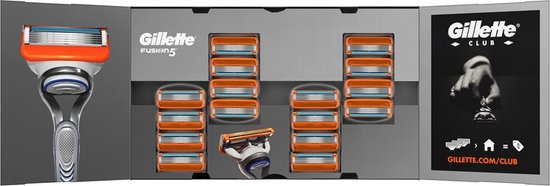 Gillette Fusion5 Scheermesjes - 16 Navulmesjes - Brievenbusverpakking - Gillette