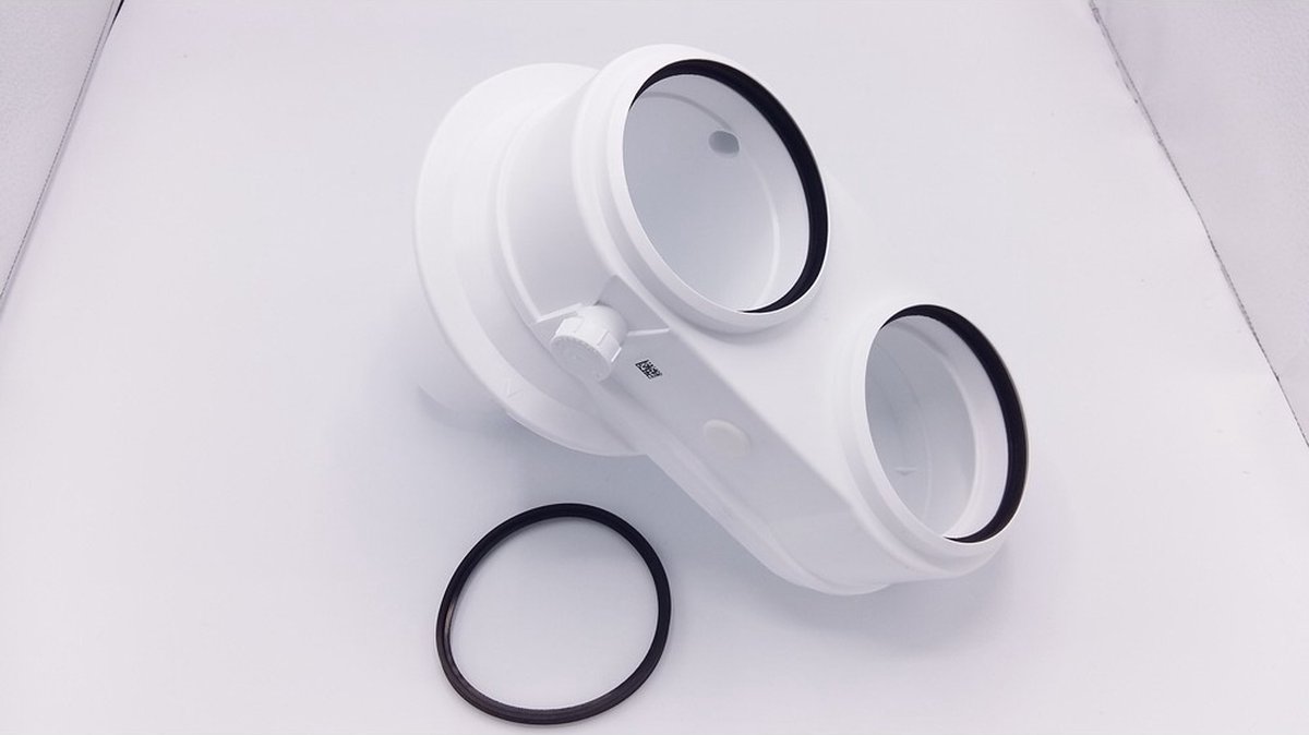 Remeha Quinta Ace Solo en andere series adapter Rga/Ltv 2x100mm