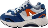 Develab 45997 veter sneaker blauw / combi, 36 / 3