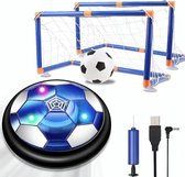 Zweefvoetbal met LED-verlichting - Incl. 2 doelen - Oplaadbaar met USB - Hoverbal - Air Voetbal - Indoor Speelgoed