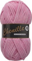 Chenille 6 - Donkerroze 713 - Lammy yarns - 5 stuks