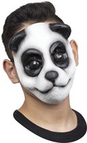 Partychimp Gezichts Masker Panda Halloween Masker voor bij Halloween Kostuum Volwassenen - Latex - One-Size