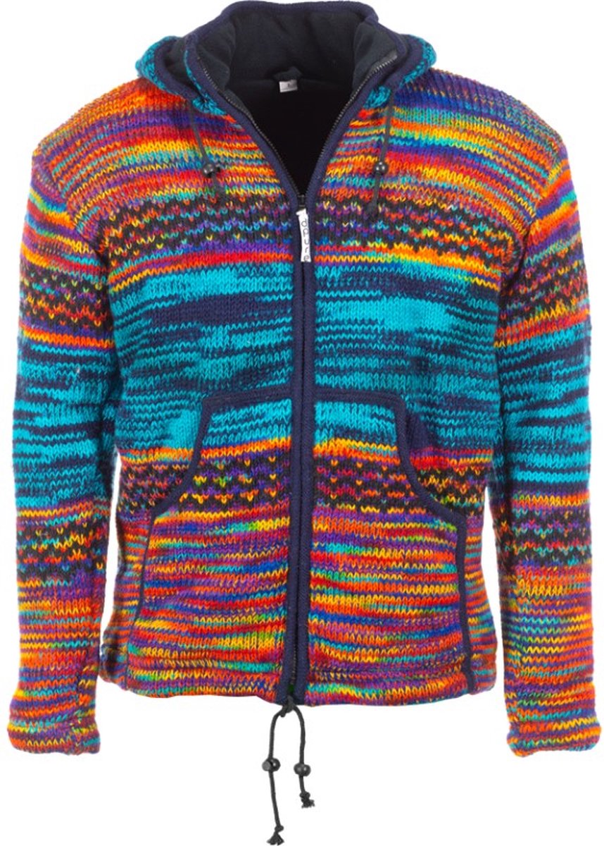Pure Wool Damesvest Lenny WJK-2320 Multi Multicolor