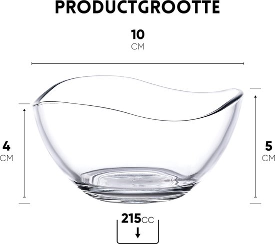 ALMINA® Glasschale Deckel Transparent Riffle Design Snacks, Süßigkeiten