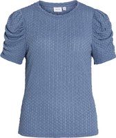 VILA VIANINE S/S PUFF SLEEVE TOP - NOOS Dames T-shirt - Maat L
