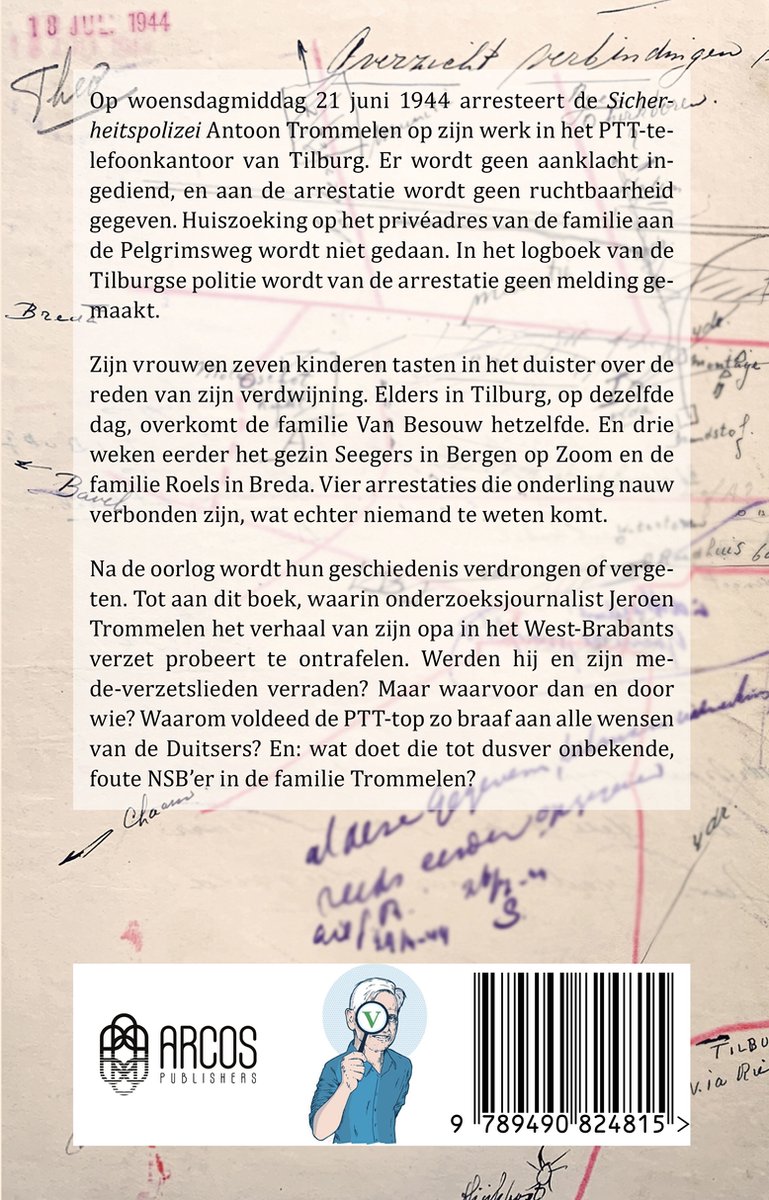 De verdwijning van opa - back cover