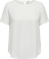 ONLY CARMAKOMA CARVICA LIFE SS TOP WVN NOOS Dames Top - Maat 44