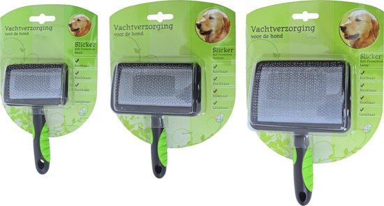 Boon Vachtverzorging Hond Hondenborstel Slicker Soft L