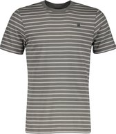 G-Star Raw Stripe Slim R T Polo's & T-shirts Heren - Polo shirt - Grijs - Maat M