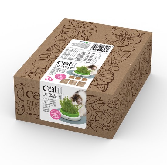 Cat-It Senses 2.0 Grass Kit - Kattengras Navuling - 3 dozen