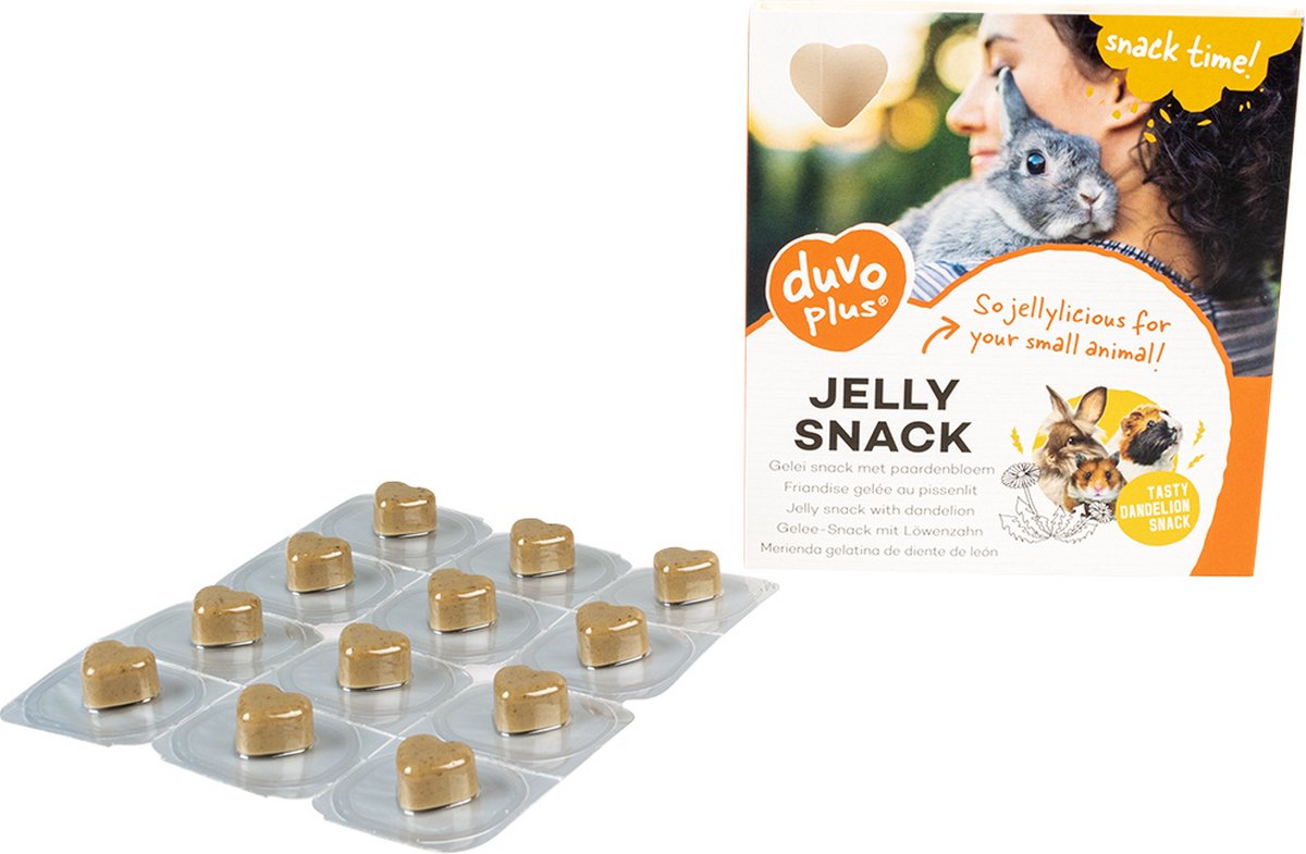Duvoplus - Knaagdierensnack - Knaagdier - Gelei Snack Paardenbloem 12st - 1,2g - 12st