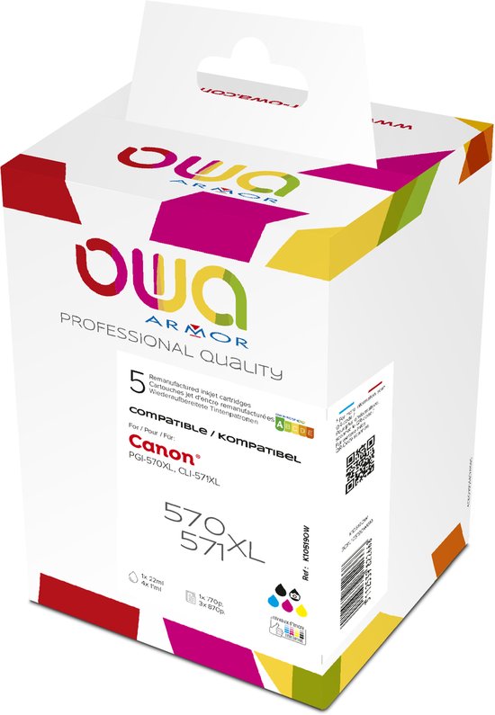Foto: K10519ow compatible blackcyanmagentayellow canon multi pack box