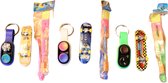 Niba ® Speelgoed Set Standaard | 3x Poppuck Fidget Toy | 3x Vingerskateboard | 3x Elastische Katapult Helicopter | De Ultieme Speelgoed Set | Extra Voordelig | Urenlang Speelplezier