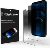 Umbrella Glass PrecisionGuard Privacy Screenprotector - Geschikt voor iPhone 12 Pro Max