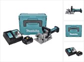 Makita DPJ 180 RG1J coupe-fente sans fil 18 V 100 mm + 1x batterie 6,0 Ah + chargeur + Makpac