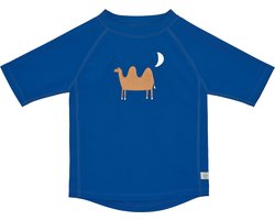 Lässig Splash & Fun Zwemshirt Rashguard Korte Mouw Camel blue, 03 - 06 maanden