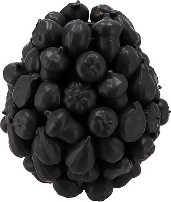 Fruit vaas - Forest - zwart - 20x22CM