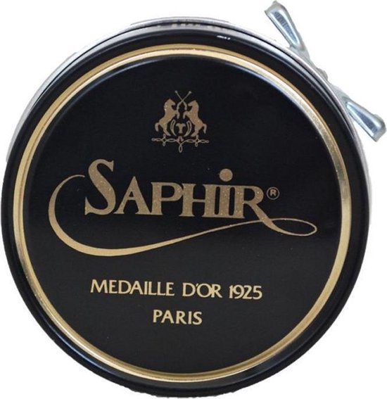 Saphir Medaille D'Or Pate de Luxe - professionele schoenpoets blikjes - Saphir 008 Bordeaux, 50 ml