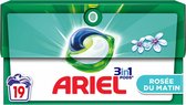 4x Ariel 3in1 Pods Wasmiddelcapsules Ochtend Dauw 19 stuks