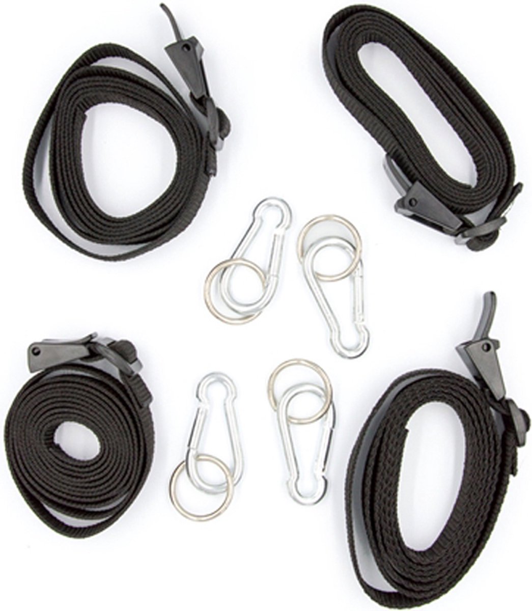 Mister B Bondage Fixatie Nylon set 4 stuks