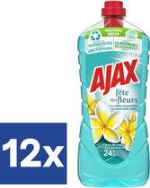 Nettoyant tout usage Ajax Lagune (Pack économique) - 12 x 1,25 l