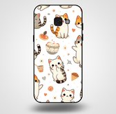 Smartphonica Telefoonhoesje voor Samsung Galaxy A5 2017 met katten opdruk - TPU backcover case katten design / Back Cover geschikt voor Samsung Galaxy A5 2017