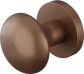 Deurknop - Brons Kleur - RVS - GPF bouwbeslag - GPF9859.A2-00 Bronze Blend paddenstoel knop S5 52mm incl. wisselstift op rond