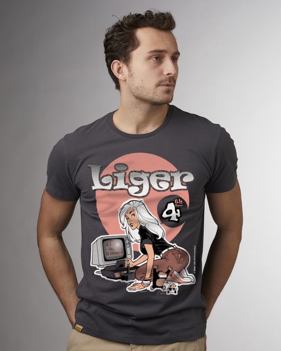 LIGER - Limited Edition van 360 stuks - Hans van Oudenaarden - Game - T-Shirt - Maat L