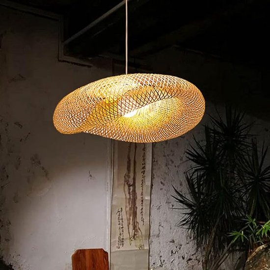 CWVYKNP Lampenkap van natuurlijk materiaal, hanglampen van rotan boho, led- hanglamp, geschikt voor hanglamp, vloerlamp, geschikt voor keukeneiland, slaapkamer, veranda CWVYKNP Lampenkap van natuurlijk materiaal, hanglampen van rotan boho, led- hanglamp, geschikt voor hanglamp, vloerlamp, geschikt voor keukeneiland, slaapkamer, veranda