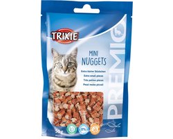 Trixie Mini Fish Nuggets - Zachte Honden Snacks met Tonijn - 6x50g, Visgehalte 58%