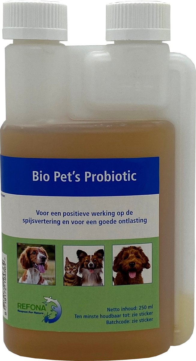 Bio Pet's Probiotic 250ml - probiotica voor hond en kat - voor goede spijsvertering en goede ontlasting