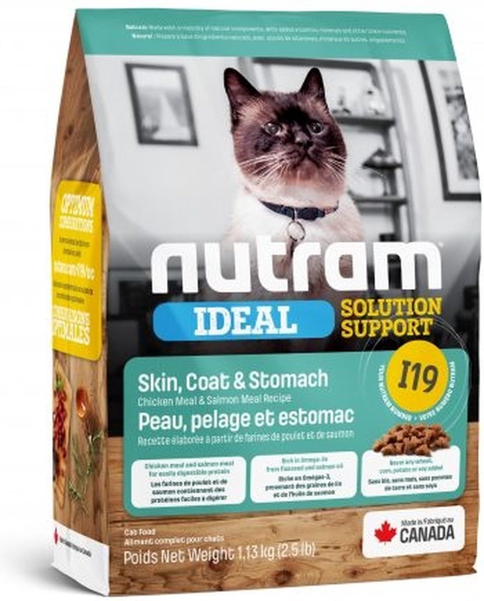 Nutram Nutram Ideal Skin, Coat and Stomach I19 1,13 kg