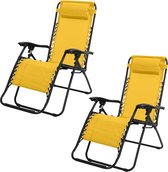 LE PLAYA Fauteuil RELAX JAUNE MOUTARDE L176X64