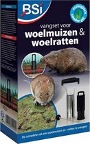 BSI - Woelmuisval met toolkit - Totaalpakket om succesvol woelmuizen,woelratten en mollen te vangen - Muizenbestrijding en Rattenbestrijding