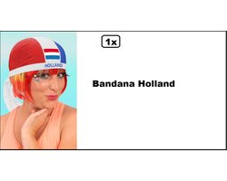 Bandana rood/wit/blauw - Koningsdag WK Nederland festival thema feest Holland thema feest party