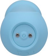 Doc Johnson - Euphoria - Rechargeable Silicone Wand Vibe - Blue