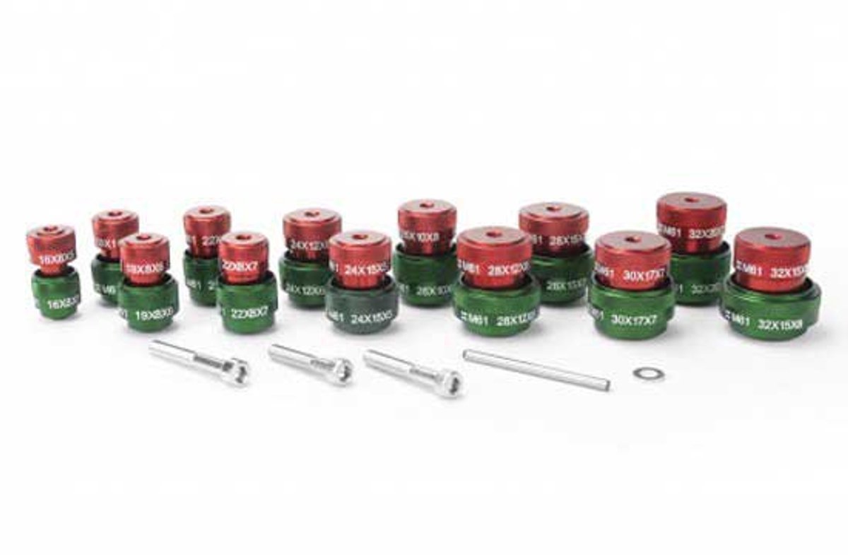 Leonardi Racing M61 Lageruitdrijvingsset Rood