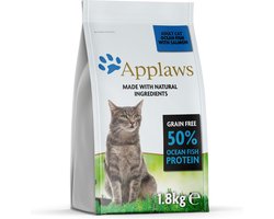 Applaws Oceaanvis en Zalm - Kat - Droogvoer - 1,8 kg