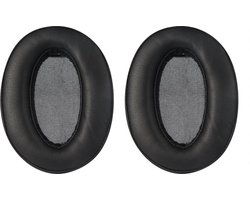 Somstyle Oorkussens Geschikt Voor Sony WH-H910N - 2 Stuks - Zacht Schuim - Eiwitleer - Zwart