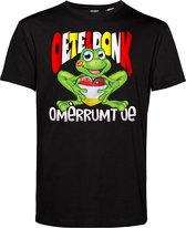 T-shirt Oeteldonk Omèrrumt Oe | Carnavalskleding heren | Carnaval Kostuum | Foute Party | Zwart | maat XXL
