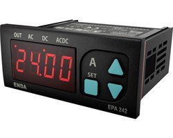 Enda EPA242-R-230 Digitaal inbouwmeetapparaat ±5 A/AC/DC