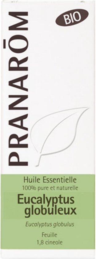 PRANARÔM bio eucalyptus globulus etherische olie doosje.