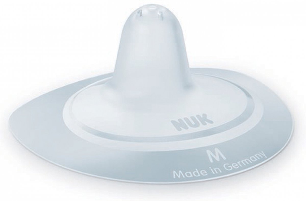 Goedkoopste Nuk | Chest Hat | Borstschild | Including Protective Box | 2 Pieces | Size M | Transparent | 'M'